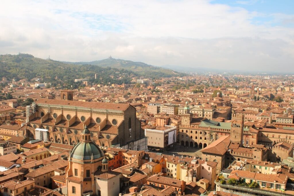Bologna, Aussicht vom Asinelli Turm
