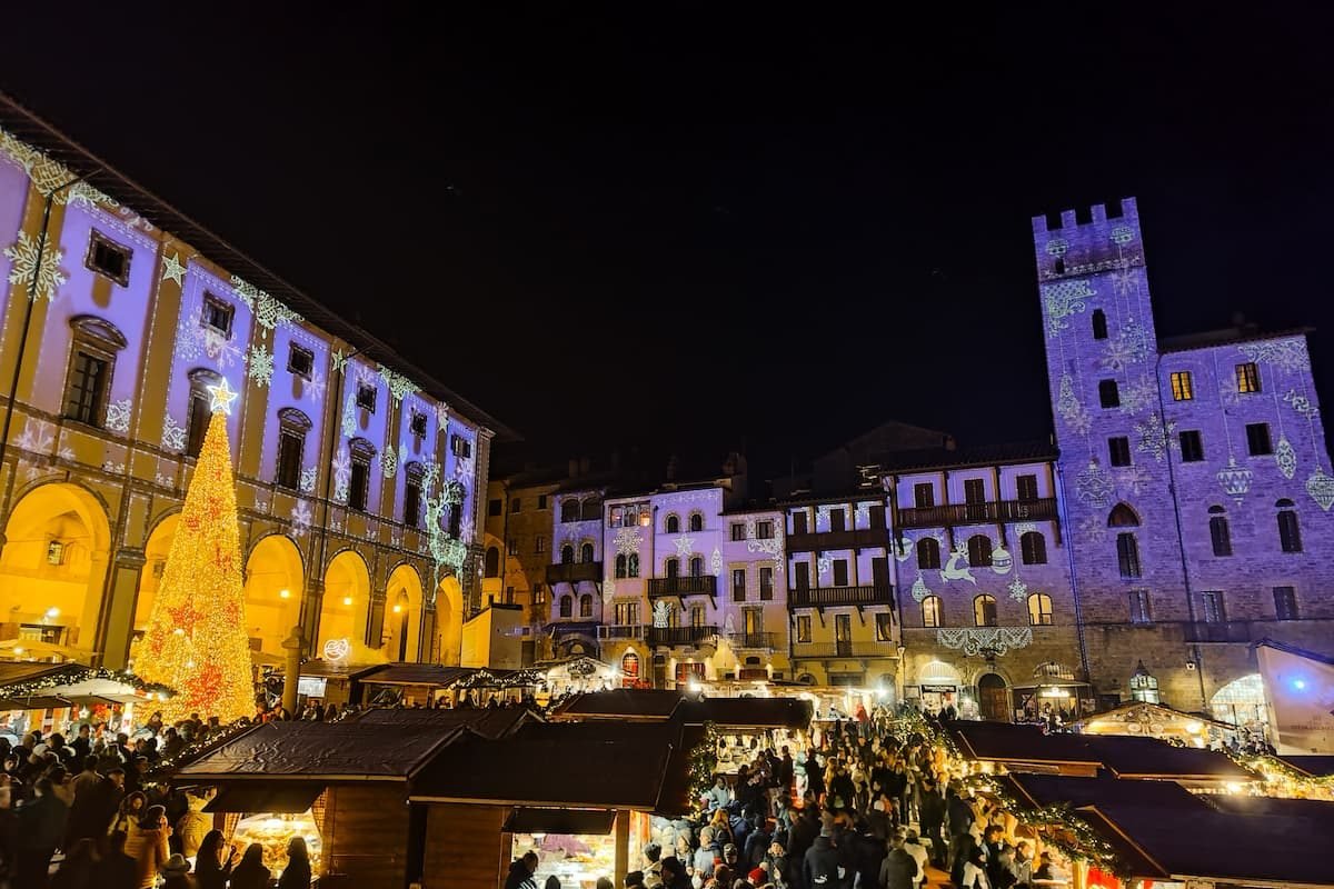 Weihnachtsmarkt in Arezzo