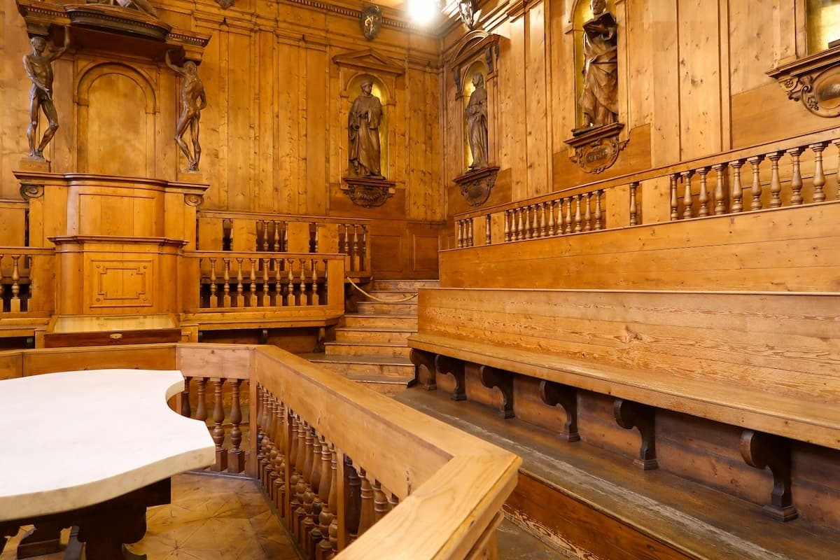 bologna teatro anatomico Anatomisches Theater Archiginnasio Bologna