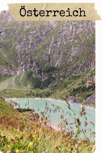 Stausee auf der Großglockner Hochalpenstraße in Kärnten
