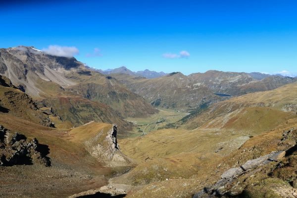Blick auf Sportgastein von der Hagener Hütte