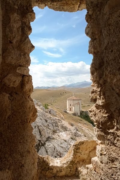 Burgruine in Abruzzen