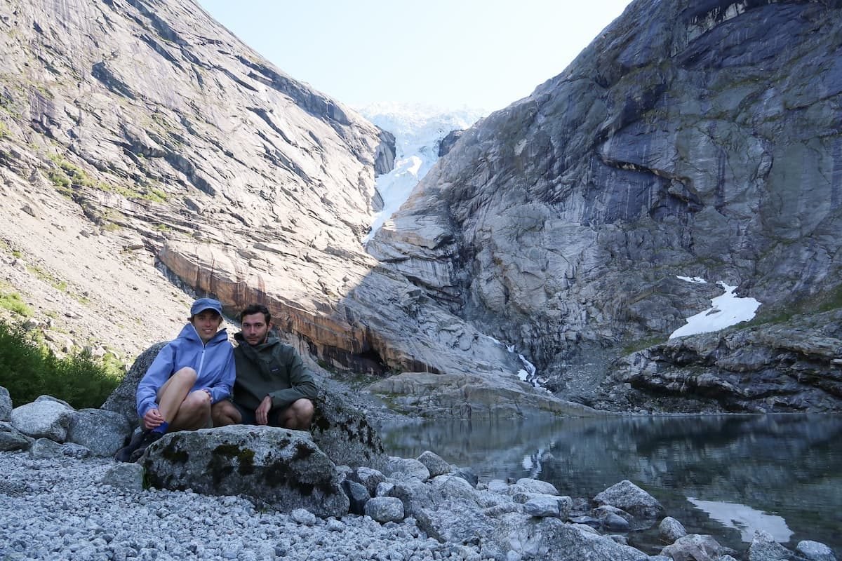 Briksdalsbreen Gletscher Wanderung