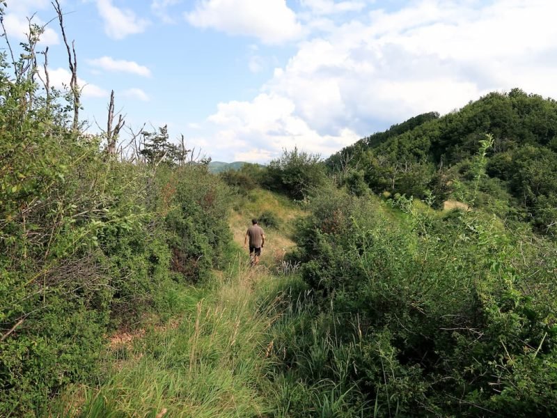 trekking toskana Toskanas wilde Seite -Wanderung Apennin