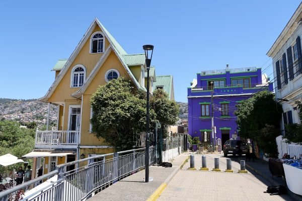 Chile Reise bunte Stadt